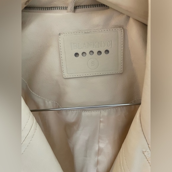 Offwhite, faux leather Blank NYC jacket, size S - Picture 2 of 4